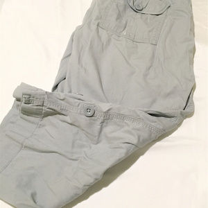 Unlisted Kenneth Cole Gray Capris Cargo Shorts 10